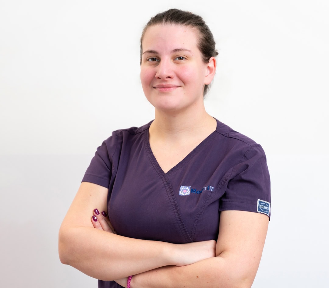 Suzana Putnikoviq – infermiere në klinikën MedTiM