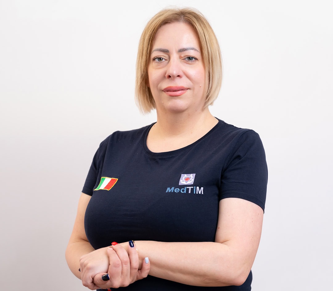 Maja Stefanoviq – përkthyese për gjuhën italiane në klinikën MedTiM